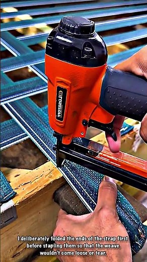 Sofa Repair: Encinchado and Installation of Elastic Webbing for Mount Support