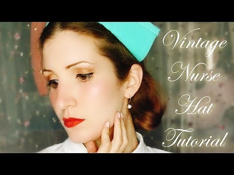 Vintage Nurse Hat Tutorial