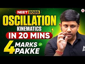 NEET 2026 Physics: SHM/Oscillations Formulas & Graphs in 20 Mins | Quick Revision by GG Sir