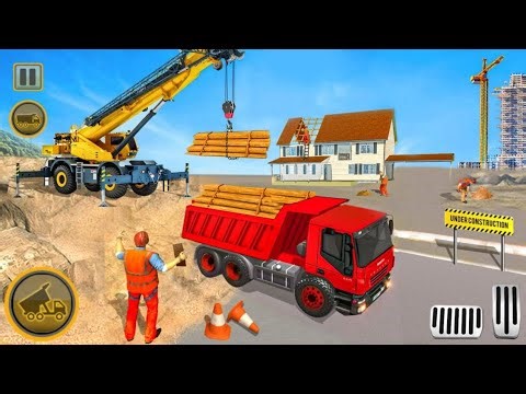 👷 Build City Bridge Construction Gameplay 🚧 - City Road Construction Gameplay Android