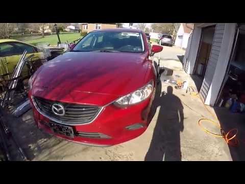 2016 Mazda 6 Rear Brake Pad and Rotor Replacement - Part 1 Removal