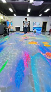 17K views · 152 reactions | Interactive LED floor display....