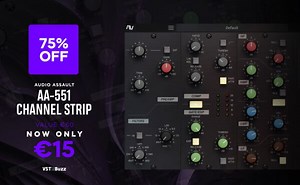 Save 75% on AA-551 Channel Strip plugin by Audio Assault