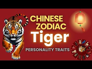 TIGER CHINESE ZODIAC : PERSONALITY TRAITS