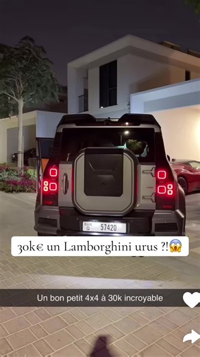 Alerte sur le prix d'une Lamborghini Urus !