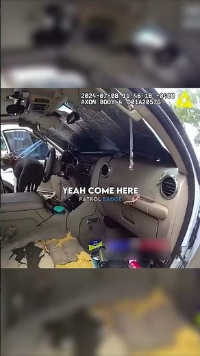 Police Officer Rescues Dog Trapped in Hot Car 😰