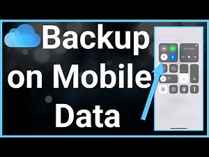 How To Backup iCloud On Mobile Data