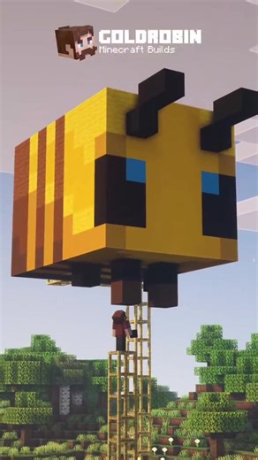 Goldrobin (@xgoldrobin) - Minecraft Bee House 🐝, Tutorial on my YT (Link in Bio) #minecraft #minecrafttutorial #minecraftbuilding #foryou #gaming #minecrafthacks