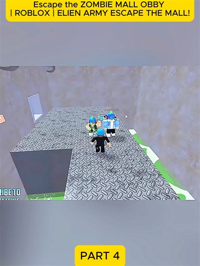 Escape the ZOMBIE MALL OBBY ROBLOX ELIEN ARMY ESCAPE THE MALL!