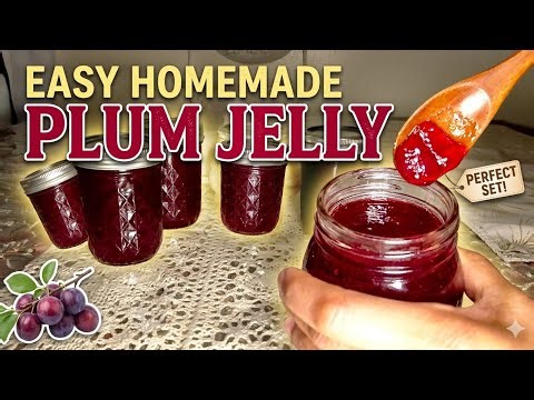 Homemade Plum Jelly: I stopped buying jelly, just make it.