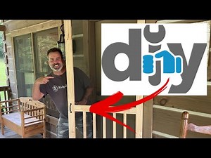 HOW TO Install a Screen Door | Easy Step by Step DIY Instructions | Log Cabin Wooden Screen Doors
