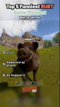 Top 5 best funny moments in RUST 😭#rust