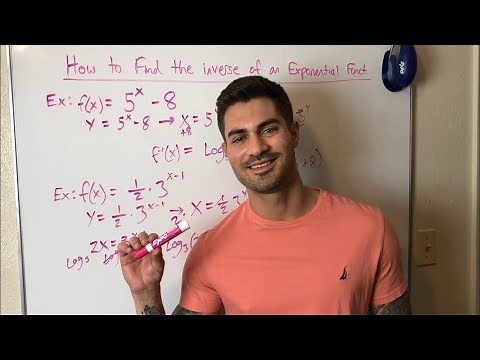 Finding the Inverse of an Exponential Function