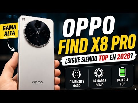🔥 OPPO Find X8 Pro en 2026… ¿Sigue siendo un GAMA ALTA TOP?