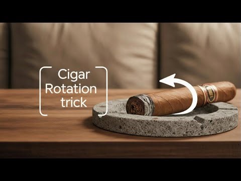 How to Fix an Uneven Cigar Burn: Simple Rotation Trick Explained
