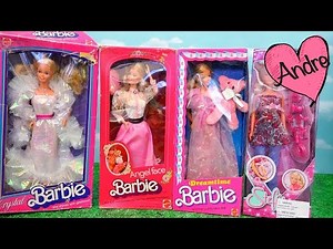 Abriendo Barbies de los 80 | Muñecas y juguetes con Andre para niñas y niños