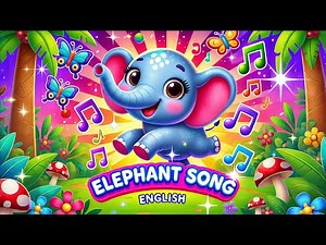 🎶 “Elephant Song for Kids | Fun and Educational Animal Rhymes 🐘🎵#nurseryrhymes