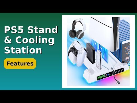 REVIEW (2025): PS5 Stand & Cooling Station. Features.