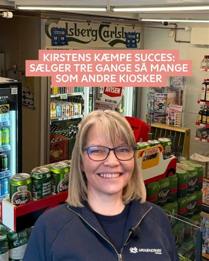 TV2 Nord | Kirsten sælger rekordmange af netop én vare i sin havnekiosk i Hirtshals 💳💸 | Instagram