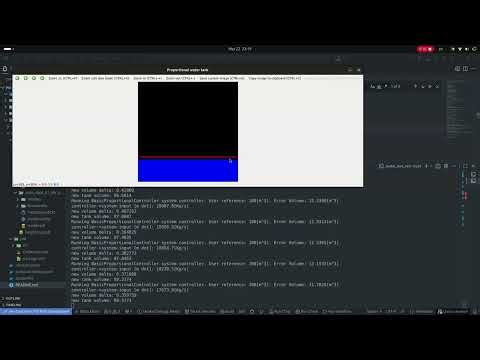 PID controlled water-tank simulation