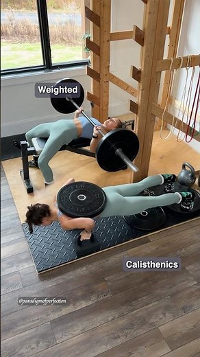 Calisthenics vs. weights: comparing a bench press and weighted push up