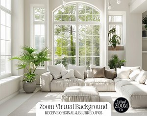 Zoom Background Professional Zoom Background Luxury Home White Home Zoom Virtual Background Zoom Meeting Video Conference Indoor Plants Zoom - Etsy