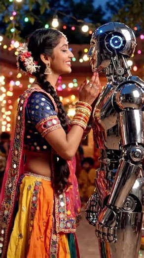 Dancing robot #dance #love #song #shorts #comedy