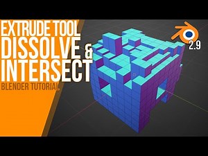 New Extrude Manifold function | Blender 2.9 ALPHA | Tutorial