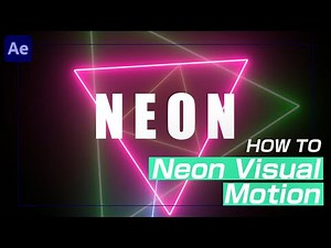 【Aftter Effects】を使ったネオンアニメーション