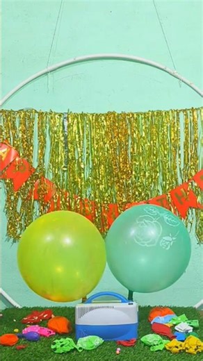Yellow 💛 & Green 💚 Balloon Popping ASMR | Funny Balloon Burst Sound for Kids 🎈😂