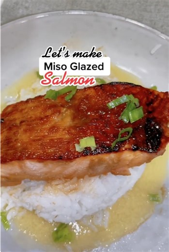 Miso glazed salmon