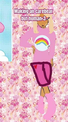 I made an carebear but human| #carebears #callmehhaley