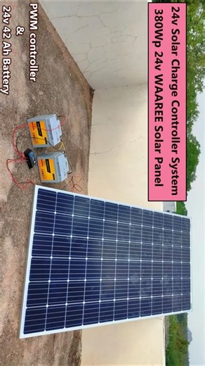 380W Solar Battery Charge Controller Setup | Step by Step Connection #power_gen #solarsystem #diy