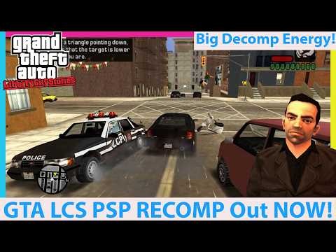 GTA Liberty City Stories PSP Recomp Out NOW! More PSP Recomps