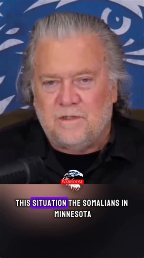 Steve Bannon's WarRoom on Instagram: "BANNON: This situation with the Somalians in Minnesota is a total money laundering, racketeering operation. And then in NYC we have a Ugandan Marxist jihadist as mayor. Do you see the pattern recognition? Connect the dots. It ain’t that hard."
