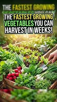 The Fastest Growing Vegetables You Can Harvest in Weeks!