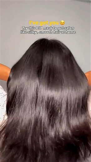 Frizz Free Smooth Silky Hair in ONE DIY Mask 😍✨ | Try This Now! #shorts #trending #newtrend #diy