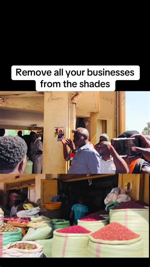 Remove all your businesses from the shades to all customers move freely and also shelter when it’s raining. #mbaletiktokers#politicstiktok#goviralllllllllllllllll