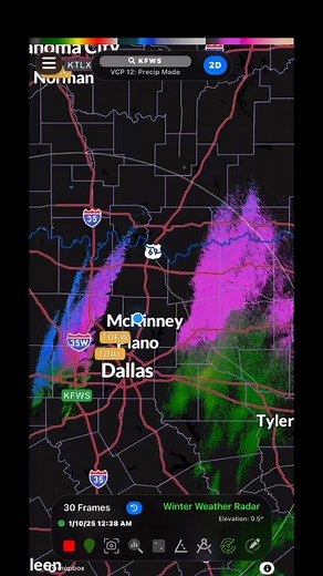 32K views · 186 reactions | 12:45am Storm is back building. The storm is in fact starting to fill back in out West with more snow forming moving into the metroplex into the overnight. | POW Ponder on Weather | Facebook