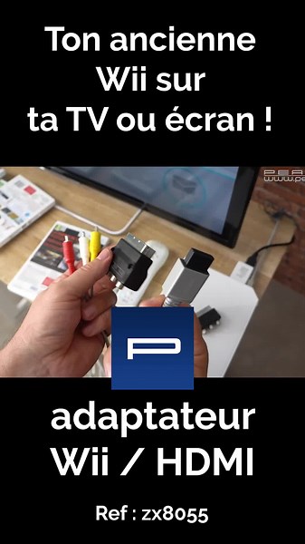 Comment #jouer avec ton #ancienne #wii sur un #ecran #tv ou #ordinateur ? Voici l'#adaptateur #Hdmi de #pearl ! #Disponible sur notre site www.pearl.fr #gaming #retrogaming #nintendo #replay #astuces #tips #hack #pearldiffusion #pearlfrance #pearl#lescoulissesdepearl #foryou #fyp #hitech #hightech #geek @Pearl France