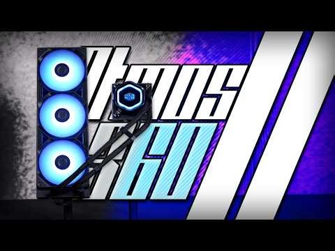 Cooler Master Atmos II 360 Customizable LCD AIO Cooler.