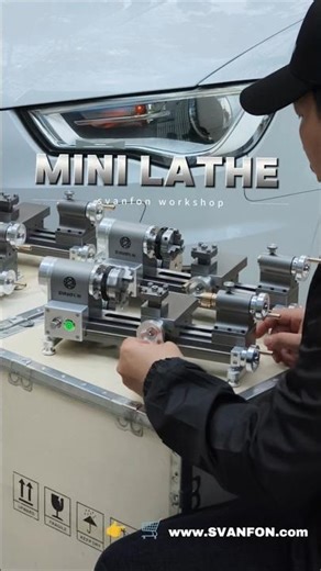 Mini Lathe, Compact Mini Lathe, Micro Lathe, Desktop Lathe, Small Turning Lathe, DIY Lathe SVANFON