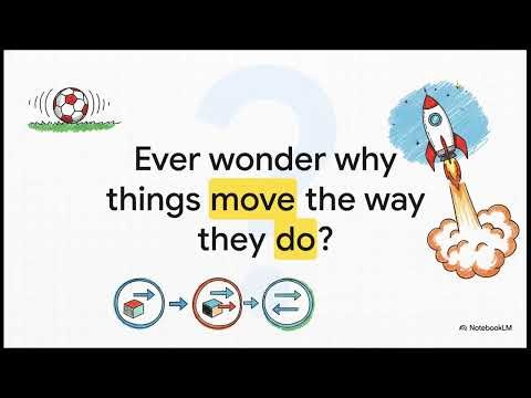 Full Video on Newton’s Laws of Motion | Explained with NotebookLM 🚀📘 #lawsofmotion #physics #edtech