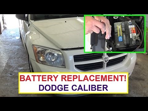 How to Replace battery on Dodge Caliber . Dodge Caliber Battery Replacement