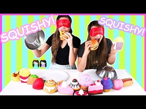 Guess the Squishy Challenge with Princess T and Princess Pham