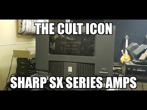 How did this amplifier become a Cult Icon.... Sharp SX-9860