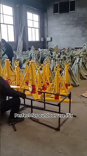 Cable Reel Stand: Heavy-Duty Support for Cable Drum Handling in Utility Installations 🌟