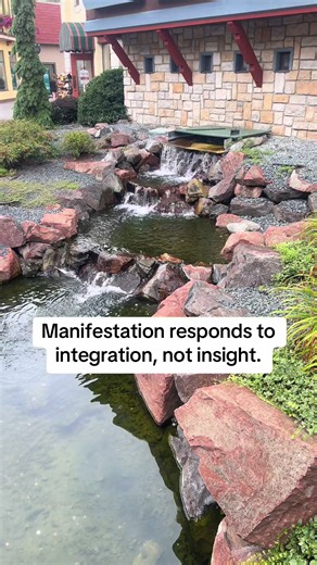 Manifestation responds to integration, not insight. Knowing isn’t the same as embodying. #manifestation #energy #psychic #shadowwork #tiktok