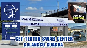 Get Tested Swab Center Golangco A Drive-Thru & Walk In Swab Center located in Kornerwalk, Golangco Intersection, Siran, Guagua. 📍Near Landbank, Buymaxx Supermarket & Foss Coffee. Open everyday 8am-5pm RT-PCR Swab Test P3,300 (Official Results in 24hrs) Antigen Swab Test P900 (Medical Certificate in 15mins) ---------------- Get Tested Swab Center Angeles ✅They do home service in whole Pampanga based in Angeles city. RT-PCR (24hrs official result) PhP3,300* per test Antigen (With 15mins medical c