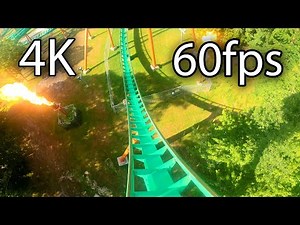 Medusa front seat on-ride 4K POV @60fps Six Flags Great Adventure